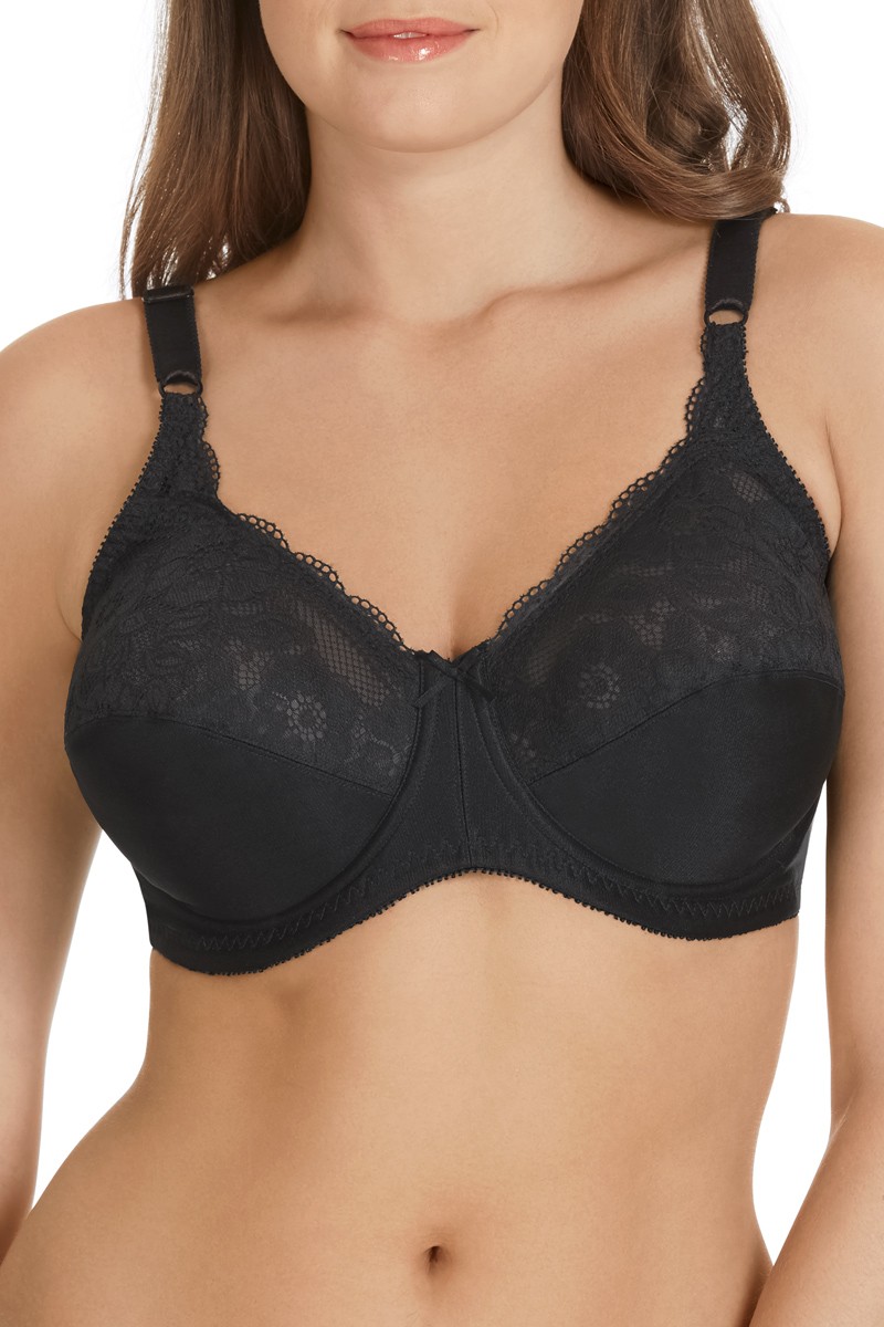 Underwired bra in navy Classic Lace Support